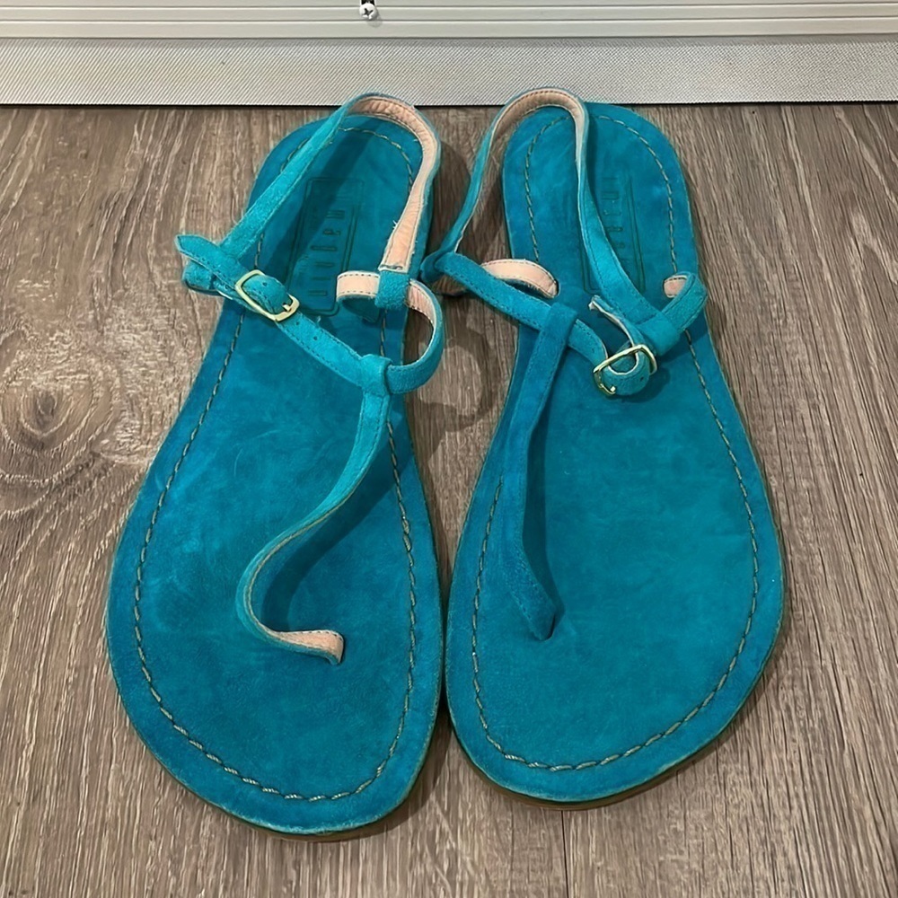 Blue Sandals, Size 9